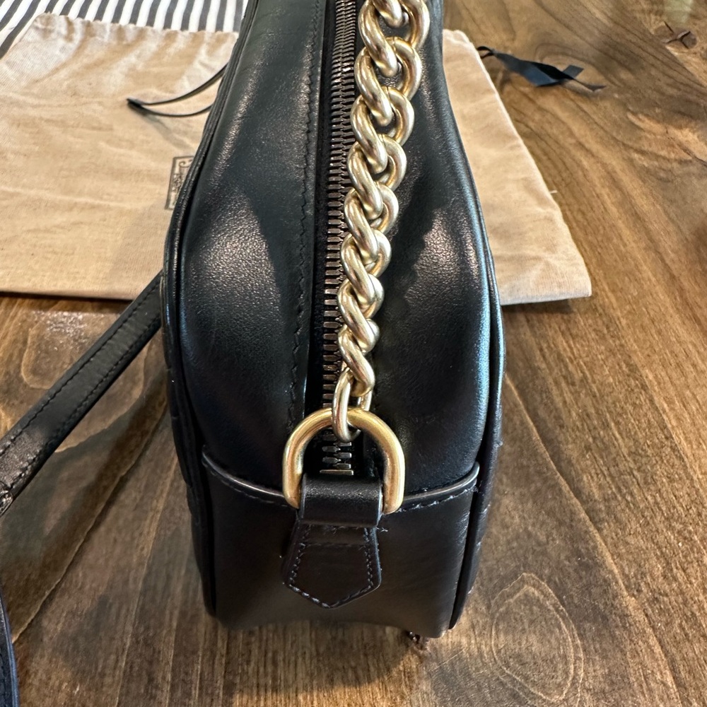 Gucci GG Marmont quilted chevron camera bag, organizer, box, dust bag EUC Small - Picture 12 of 16